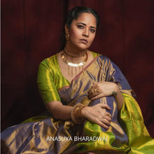 Load image into Gallery viewer, Gold coin necklace with pearl fringe worn by Anasuya Bharadwaj