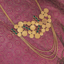 Load image into Gallery viewer, Gold Kasu Galaxy Cluster Necklace