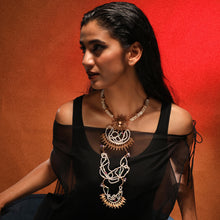 Load image into Gallery viewer, Sun Burst Gold Plated Necklace