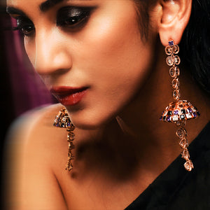 Star Shine Crystal Gemstone Earrings Worn by Niharika Konidela