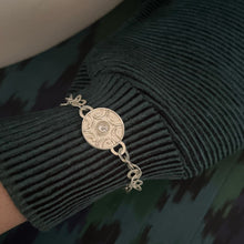 Load image into Gallery viewer, Shield Maiden Silver bracelet