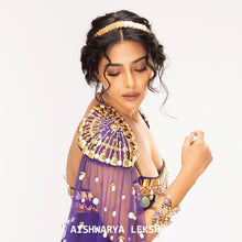 Load image into Gallery viewer, Pearlescent Frost Gold Plated Cuff Worn by Aishwarya Lekshmi