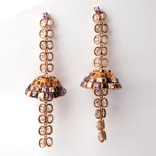 Load image into Gallery viewer, Star Shine Crystal Gemstone Earrings Worn by Niharika Konidela
