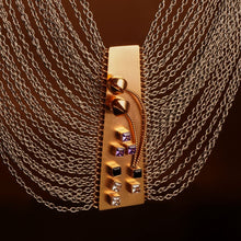 Load image into Gallery viewer, Empress of the Stars Gold Plated Necklace worn by Lakshmi Manchu
