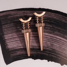 Load image into Gallery viewer, Piercing Dawn Gold Plated Small Spike Earrings
