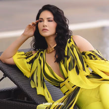 Load image into Gallery viewer, Gold-plated handcrafted collar necklace, has cut-out detail Worn by Sunny Leone