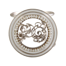 Load image into Gallery viewer, Demigod Silver Hand cuff bracelet