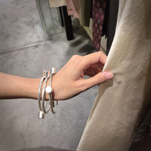 Load image into Gallery viewer, Eos Silver Bangle