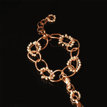 Load image into Gallery viewer, Neutron Loop Pearls on Gold Plated Link Chain Necklace