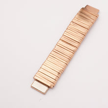 Load image into Gallery viewer, Galactic Shield Gold Ribbon Cuff Bracelet