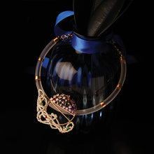 Load image into Gallery viewer, Midnight Moon Gemstone and Pearl Necklace