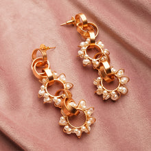 Load image into Gallery viewer, Neutron Loop Pearl Earrings