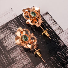 Load image into Gallery viewer, Gothic Romance Gold Plated Earrings worn by Samyuktha Menon
