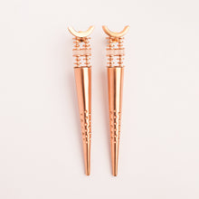 Load image into Gallery viewer, Piercing Night Gold Plated Spike Earrings

