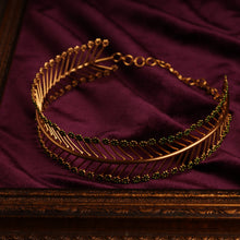 Load image into Gallery viewer, The Siren's Lair Herringbone Gold Plated Choker