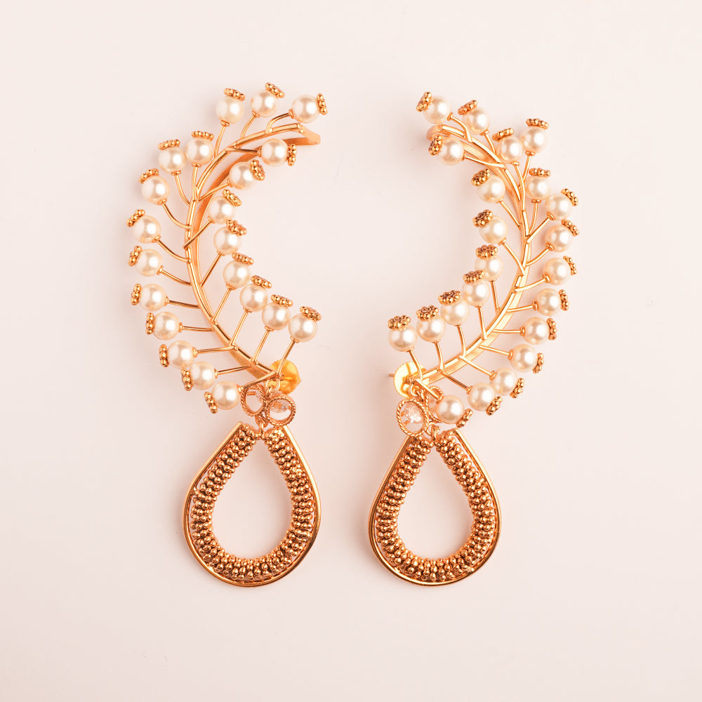 High Noon Gold Plated Ear Cuffs – Suhani Pittie - Main Image