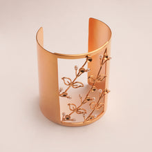 Load image into Gallery viewer, Fern Fantasy Gold Plated Cuff
