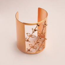 Load image into Gallery viewer, Fern Fantasy Gold Plated Cuff worn by Namrata Shirodkar