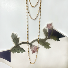 Load image into Gallery viewer, Aurelia ball link gold plated long necklace