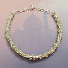 Load image into Gallery viewer, Boa 92.5 silver-plated choker necklace