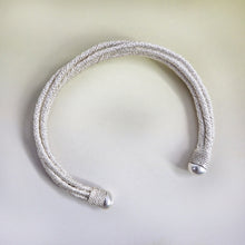 Load image into Gallery viewer, 92.5 silver-plated bangle cuff