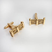 Load image into Gallery viewer, Gold Python Cufflinks