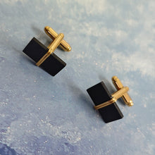 Load image into Gallery viewer, Midnight Cufflinks