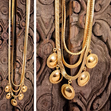 Load image into Gallery viewer, Gold Surya Charm Pendant Necklace