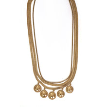 Load image into Gallery viewer, Gold Surya Charm Pendant Necklace