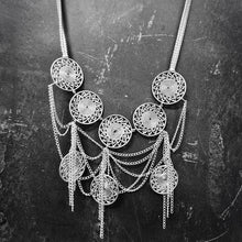 Load image into Gallery viewer, Odyssey Large Silver Necklace