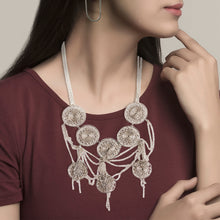 Load image into Gallery viewer, Odyssey Large Silver Necklace