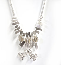 Load image into Gallery viewer, Conquest Silver Statement Necklace