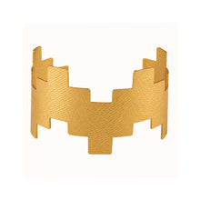 Load image into Gallery viewer, GOLD PLATED STEP BANGLE