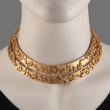 Load image into Gallery viewer, GOLD PLATED 2 STRIP FOLIAGE HASLEE