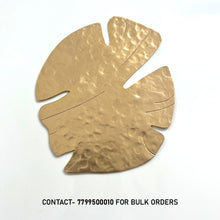 Load image into Gallery viewer, 22K gold plated Abstract Serving tray