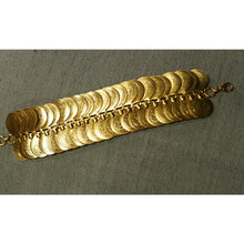 Load image into Gallery viewer, Kasu Cuff Bracelet in 22k gold plating