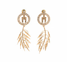 Load image into Gallery viewer, Jewels and Knotgrass Long Stud Earrings