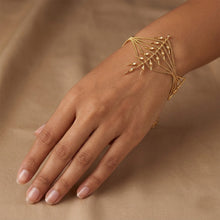 Load image into Gallery viewer, Damaru Drum Gold Bracelet