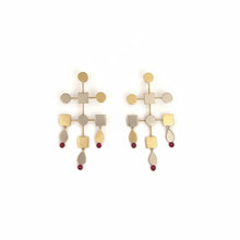 Load image into Gallery viewer, Olympus Balance Geometric Drop Earrings