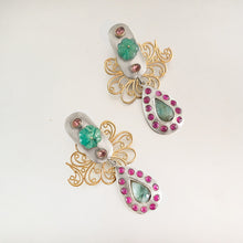 Load image into Gallery viewer, Empire Builder Gemstone Earrings