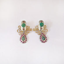 Load image into Gallery viewer, Empire Builder Gemstone Earrings