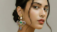 Load image into Gallery viewer, Fleur-de-Luxe Dynasty Earrings