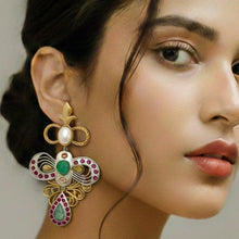 Load image into Gallery viewer, Fleur-de-Luxe Dynasty Earrings