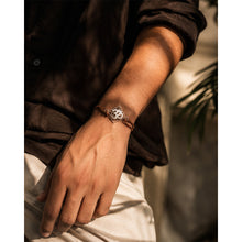 Load image into Gallery viewer, Silver Om Rakhi with Reusable magnetic closure