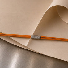 Load image into Gallery viewer, Minimalist Silver Rakhi with Flat Cord