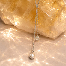 Load image into Gallery viewer, Handcrafted 92.5 silver plated minimalist Lumba Rakhi with motif and ball, for Women
