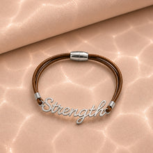 Load image into Gallery viewer, Strength Rakhi Bracelet | 92.5 Silver Plated Handcrafted Rakhi for Brother