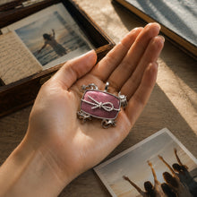 Load image into Gallery viewer, Rhodochrosite Stone Pendant-Rakhi