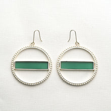 Load image into Gallery viewer, GREEN GLOW EARRINGS