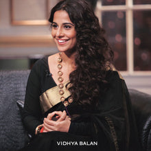 Load image into Gallery viewer, GOLD PLATED BUTTONS LONG NECKPIECE WORN BY VIDHYA BALAN